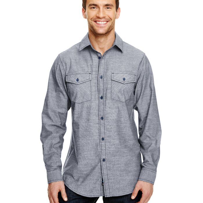 Men's Chambray Woven Shirt Thumbnail