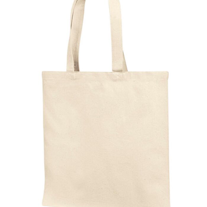 Cotton Canvas Tote Bag With Self Fabric Handles Thumbnail