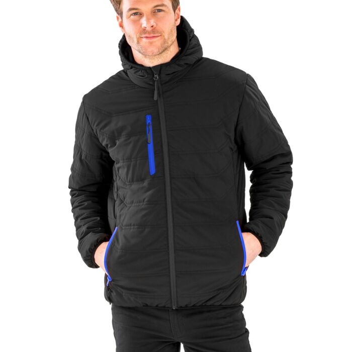 Black Compass Padded Winter Jacket Thumbnail
