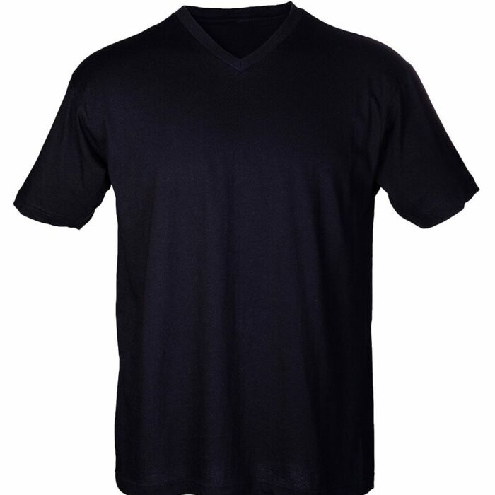 Men's Fine Jersey V-Neck T-Shirt Thumbnail
