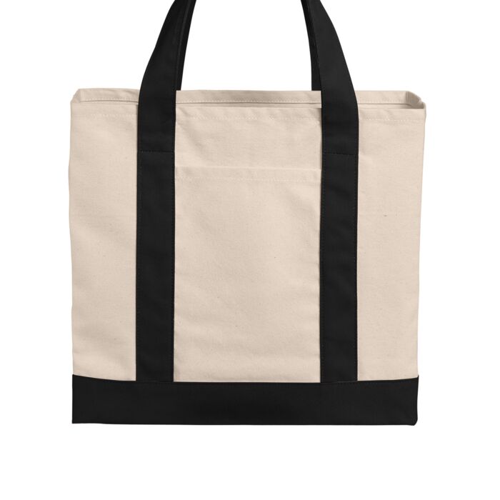 Cotton Canvas Two Tone Tote Thumbnail