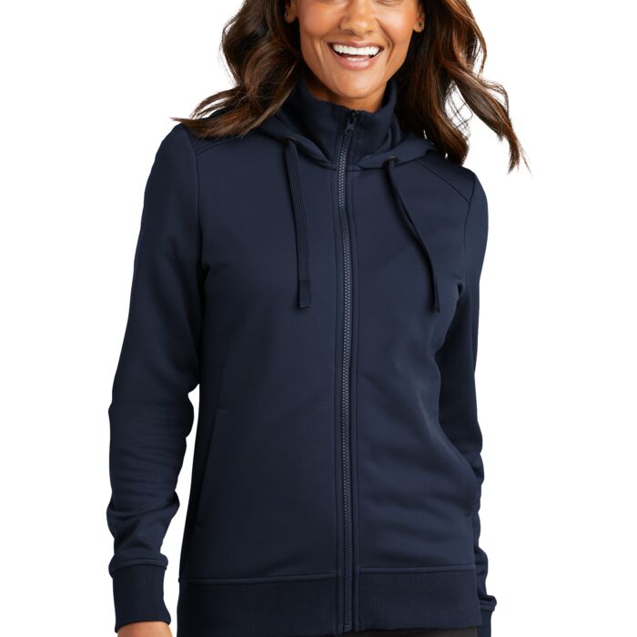 Women's Smooth Fleece Hooded Jacket Thumbnail