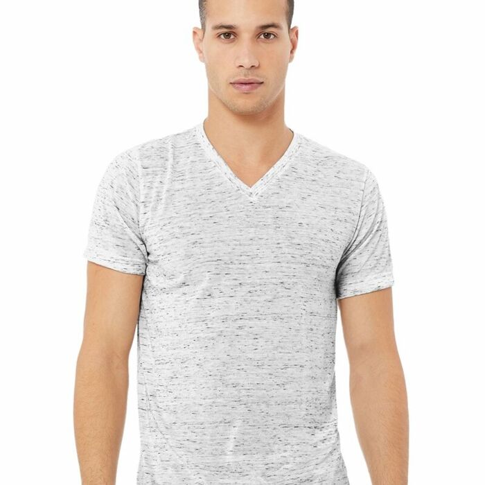 Unisex Textured Jersey V-Neck Tee Thumbnail