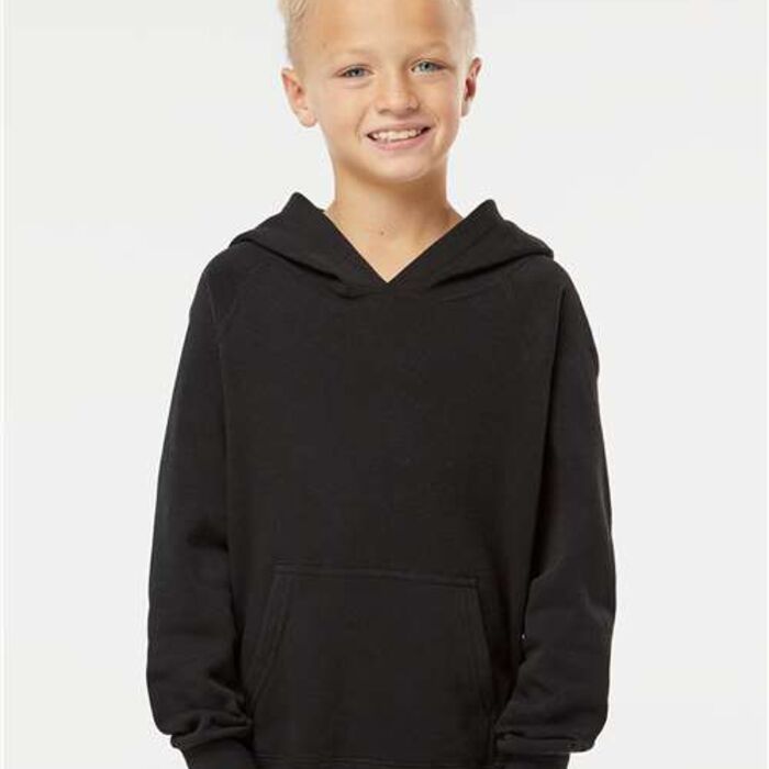 Youth Lightweight Special Blend Raglan Hooded Sweatshirt Thumbnail