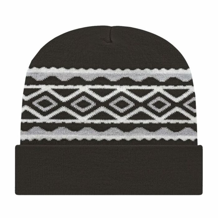 USA- Made Diamond Cuffed Beanie Thumbnail