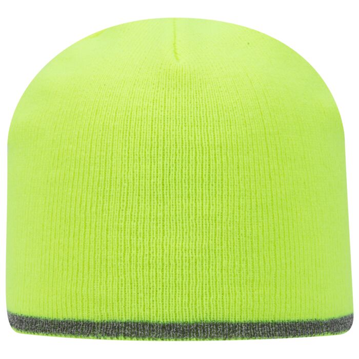 OTTO CAP 9" Classic Knit Beanie w/ Reflective Stripe Thumbnail