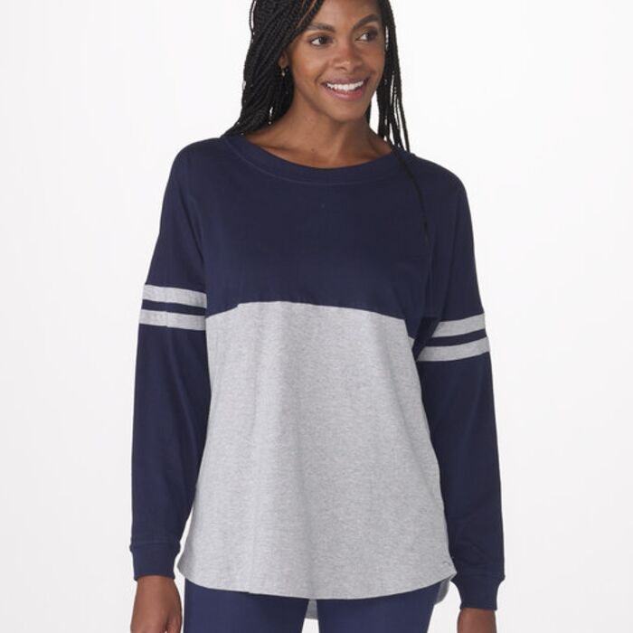Ladies' Oversized Pom Pom Jersey Fleece Thumbnail