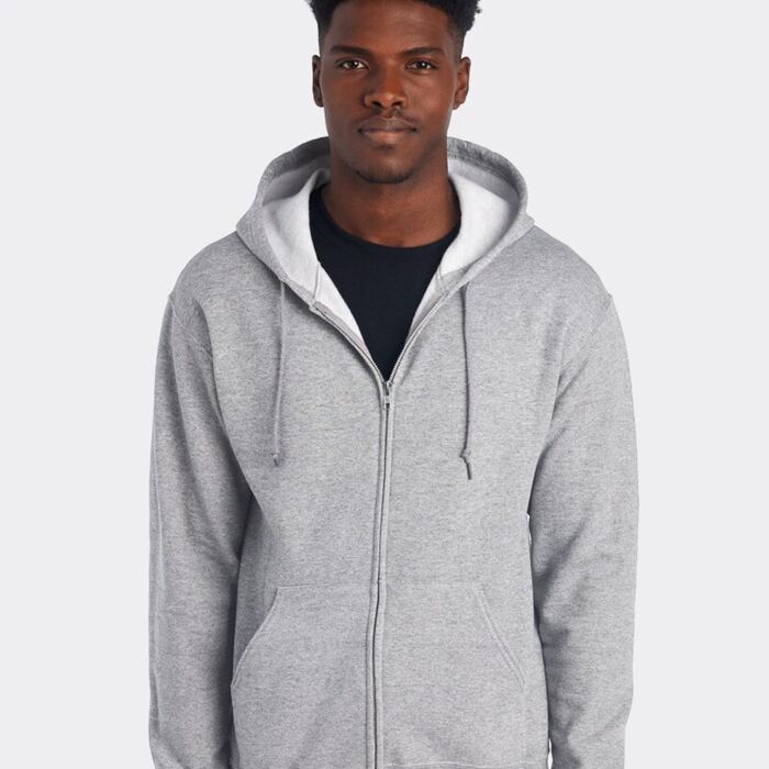 Unisex NuBlend® Full-Zip Hooded Sweatshirt Thumbnail