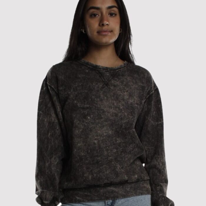 Premium Fleece Mineral Wash Crewneck Sweatshirt Thumbnail
