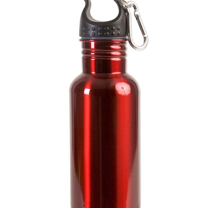 17oz Stainless Steel Adventure Water Bottle With Carabiner Thumbnail