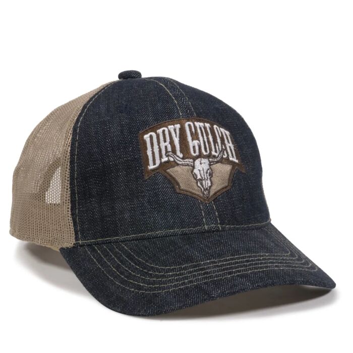 Heavy Washed Denim Mesh Back Thumbnail