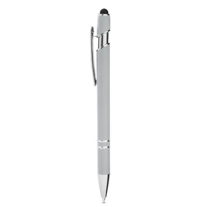 Rubberized Aluminum Click Stylus Pen Thumbnail