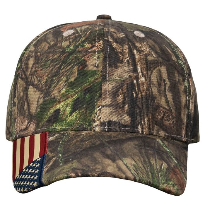 Camo Woven USA Flag Cap Thumbnail