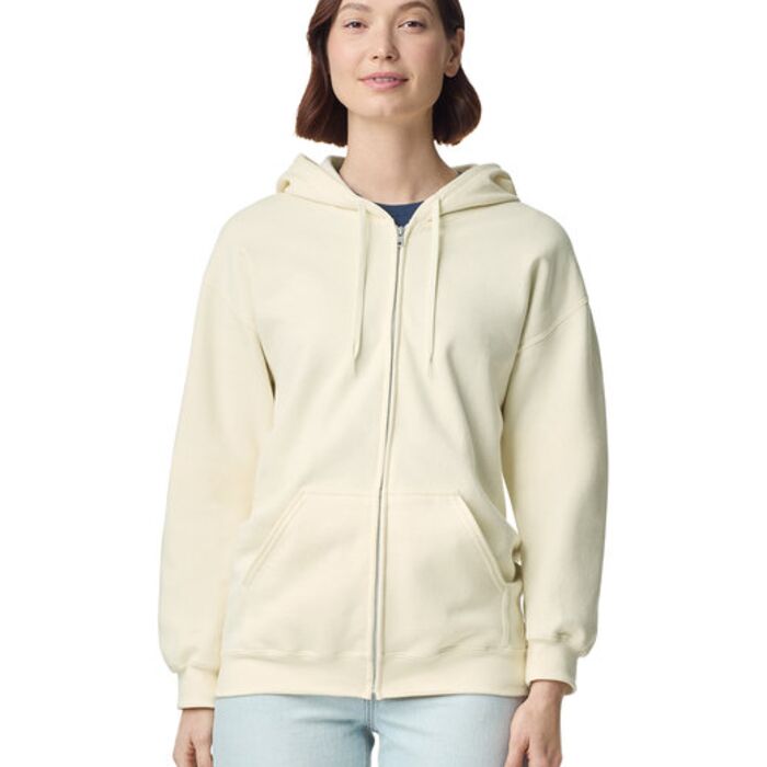 Unisex Softstyle Fleece Full Zip Hooded Sweatshirt Thumbnail