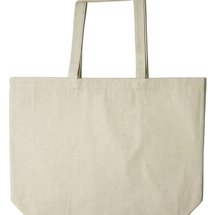 Jumbo Recycled Midweight Gusseted Canvas Tote Thumbnail