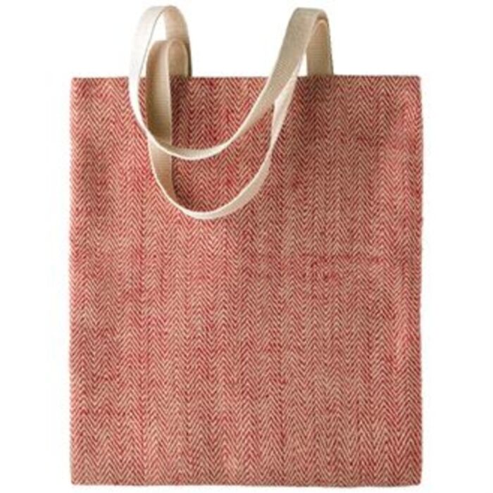 100% natural yarn dyed jute bag Thumbnail