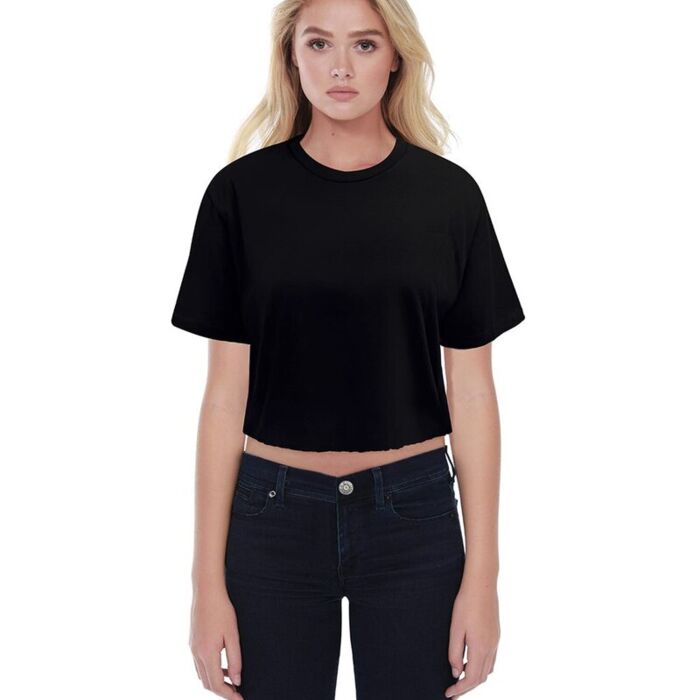 Women's Crop Boyfriend T-Shirt Thumbnail