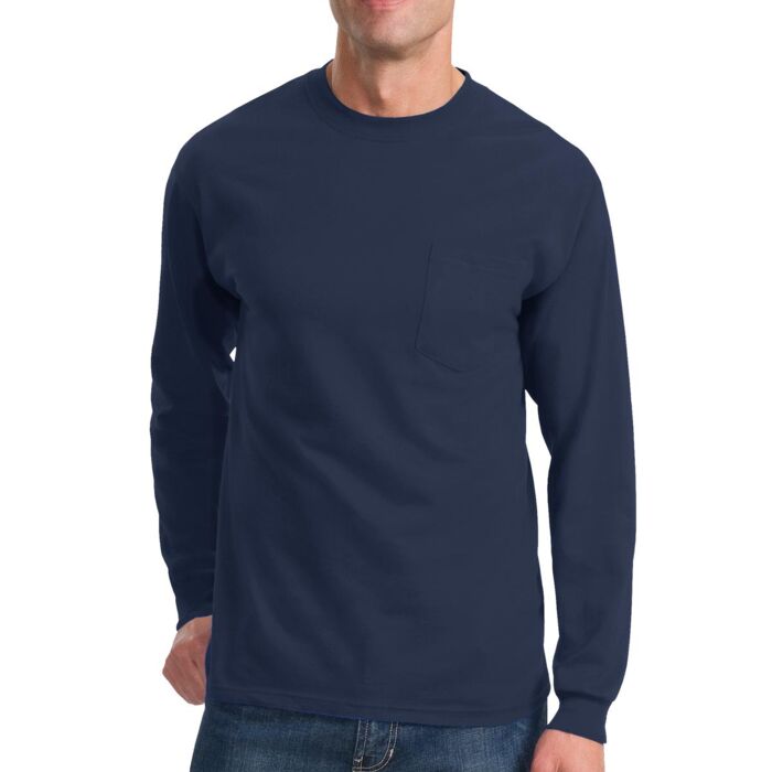 Long Sleeve Essential Pocket Tee Thumbnail