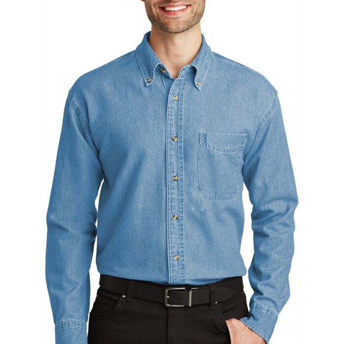 Long Sleeve Denim Shirt Thumbnail