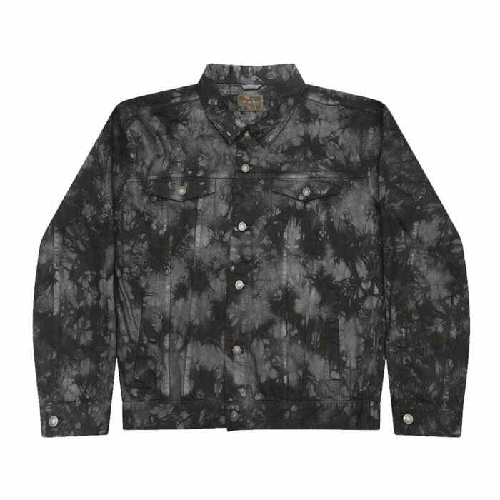 Unisex Tie-Dyed Denim Jacket Thumbnail