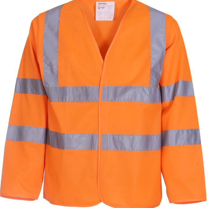 Hi-Vis Long Sleeve Waistcoat Thumbnail