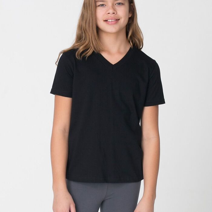 2256 Youth Fine Jersey V-Neck T-Shirt Thumbnail