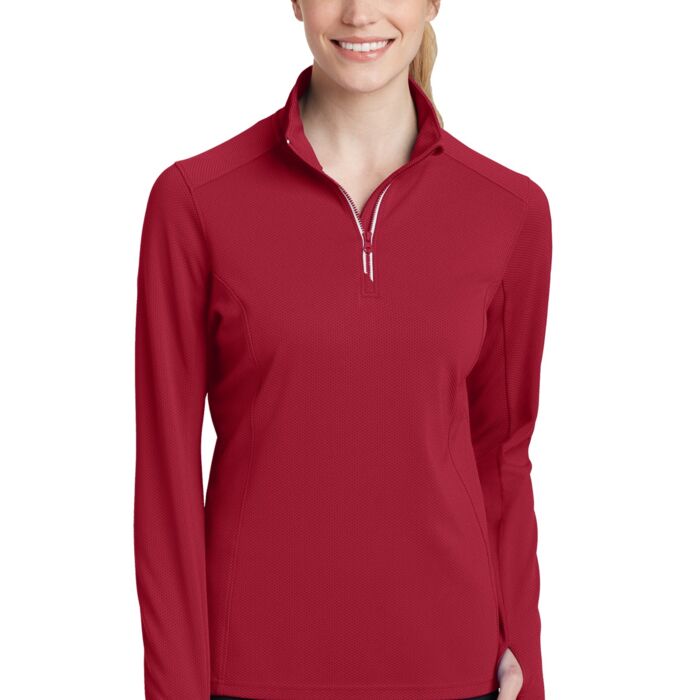 Women's Sport Wick ® Textured 1/4 Zip Pullover Thumbnail