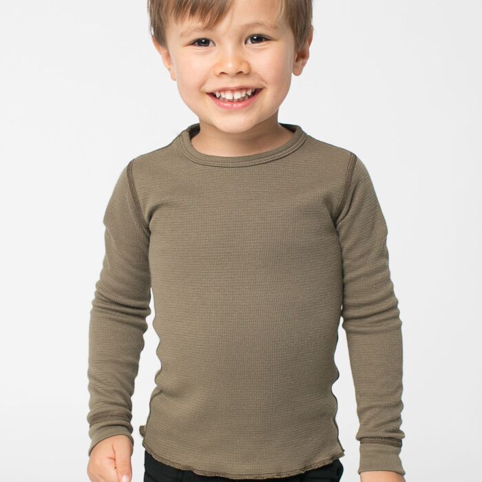 T107 Toddler Baby Thermal L/S T-Shirt Thumbnail