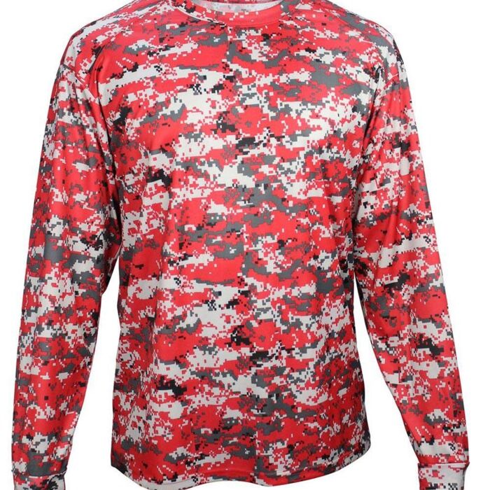 Youth Digital Camo Long Sleeve T-Shirt Thumbnail