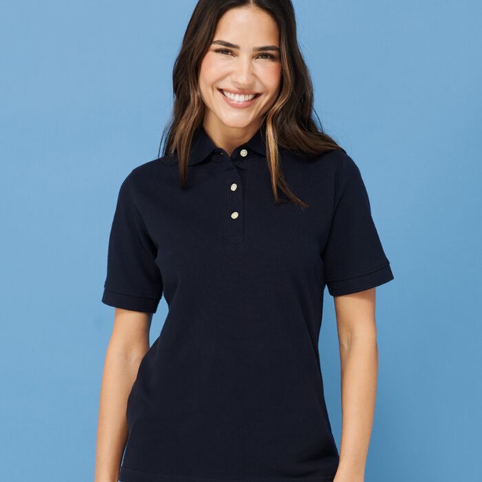 Henbury Ladies Classic Cotton Piqué Polo Shirt Thumbnail