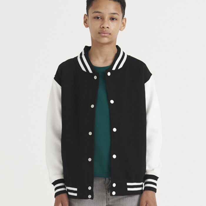 AWDis Kids Varsity Jacket Thumbnail