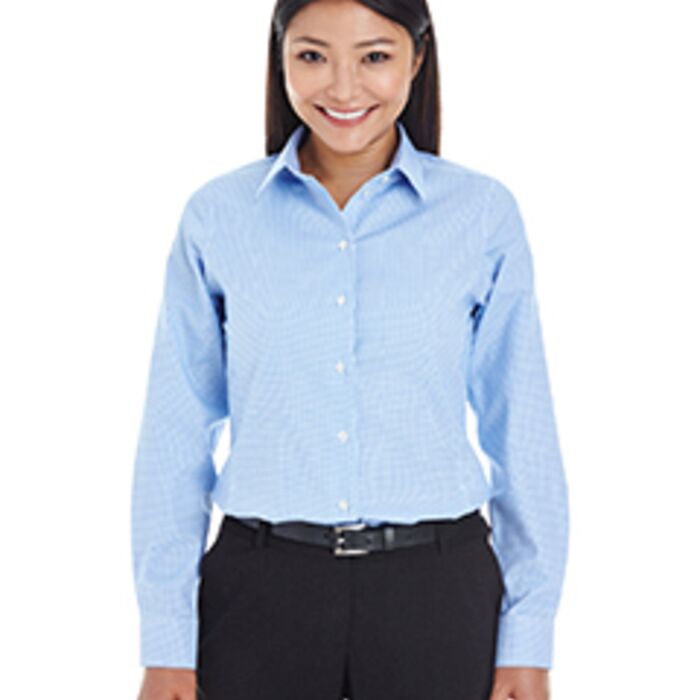 Ladies' Crown Collection® Royal Dobby Woven Shirt Thumbnail