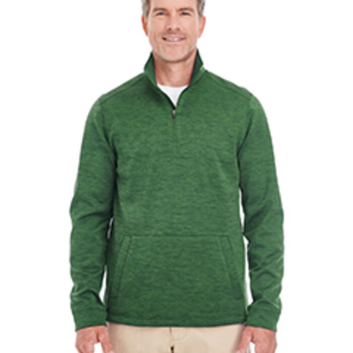 Men's Newbury Mélange Fleece Quarter-Zip Thumbnail