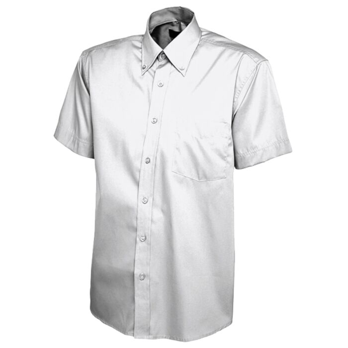 Mens Pinpoint Oxford Half Sleeve Shirt Thumbnail