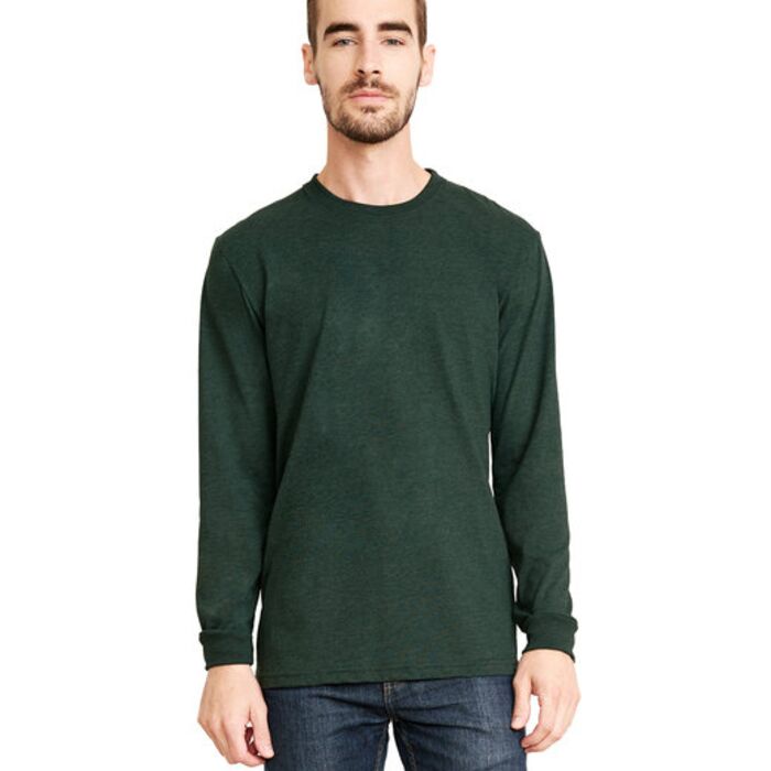 Unisex Sueded Long-Sleeve Crew Thumbnail