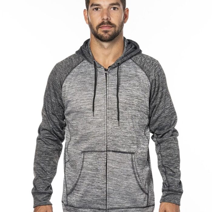 Men's Performance Raglan Full-Zip Sweatshirt Thumbnail