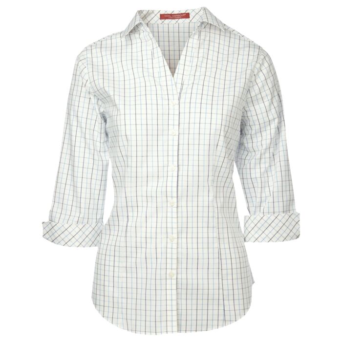 COAL HARBOUR® TATTERSALL CHECK WOVEN LADIES' SHIRT Thumbnail