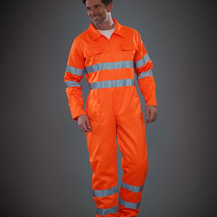 Yoko Hi-Vis Poly/Cotton Coverall Thumbnail