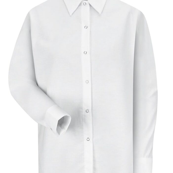 Women's Long Sleeve Specialized Pocketless Poplin Work Shirt Thumbnail