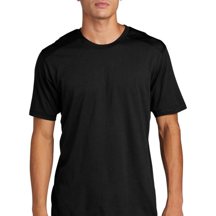 PosiCharge ® Tri Blend Wicking Draft Tee Thumbnail