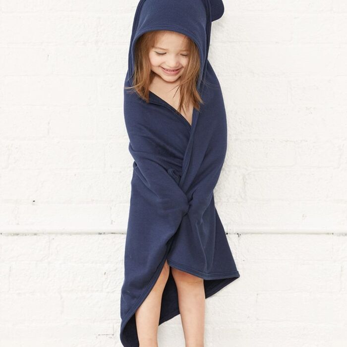 Terry Cloth Hooded Towel with Ears Thumbnail