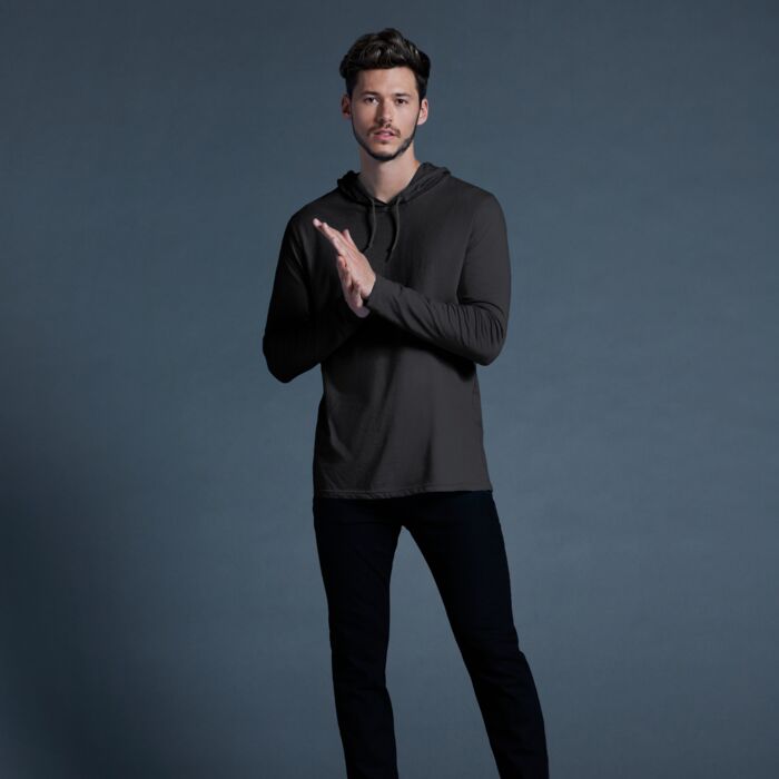 Softstyle Adult Long Sleeve Hooded T-Shirt Thumbnail