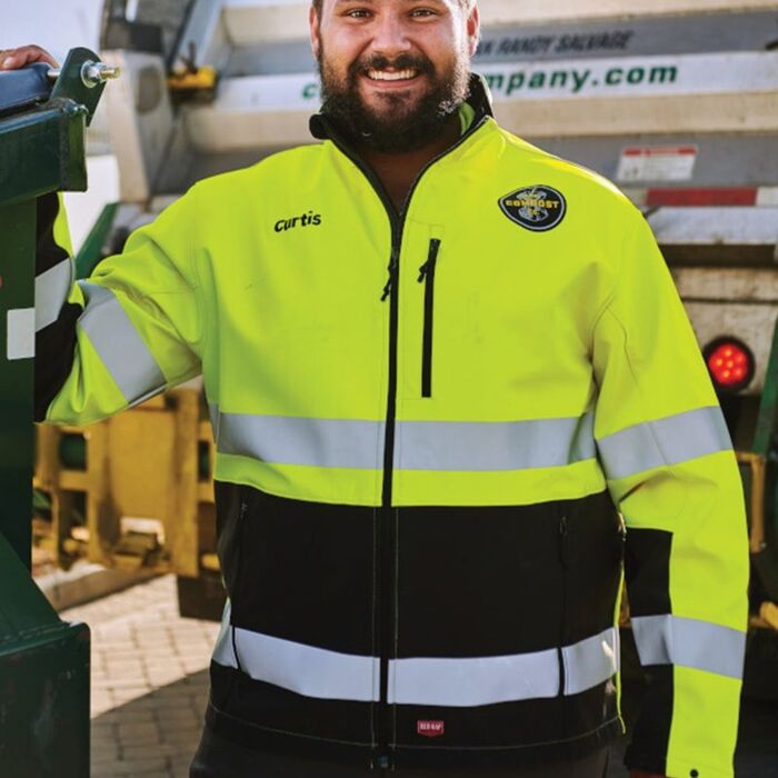 Men's Hi-Visibility Soft Shell Jacket Thumbnail