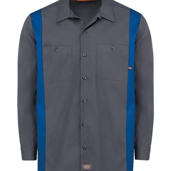 Men's Tall Industrial Colorblocked Long Sleeve Shirt Thumbnail
