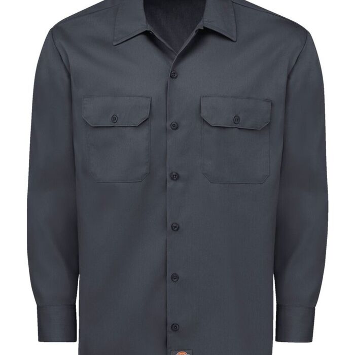 Men's Tall Long Sleeve Work Shirt Thumbnail