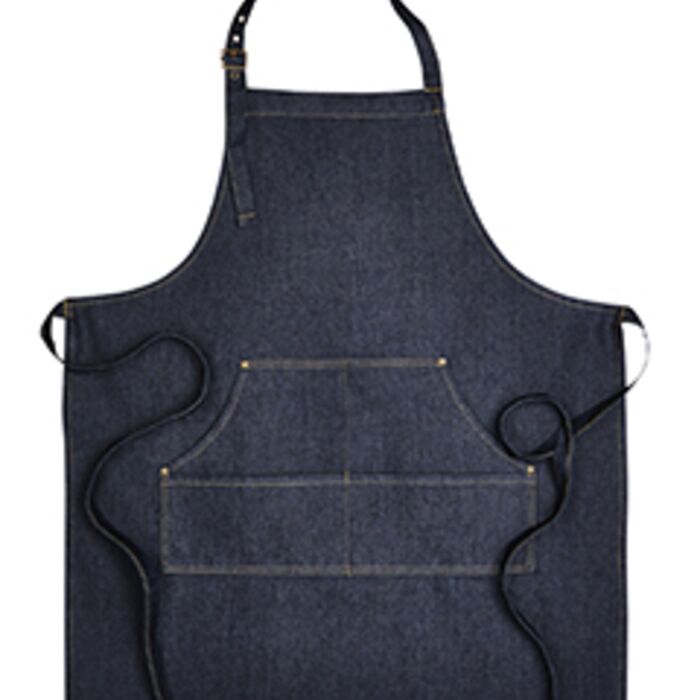 Unisex Jeans Stitch Denim Bib Apron Thumbnail