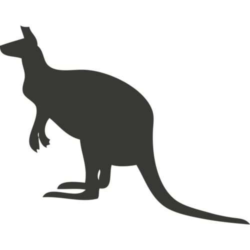Animal Shilouette   Kangaroo 2 Thumbnail