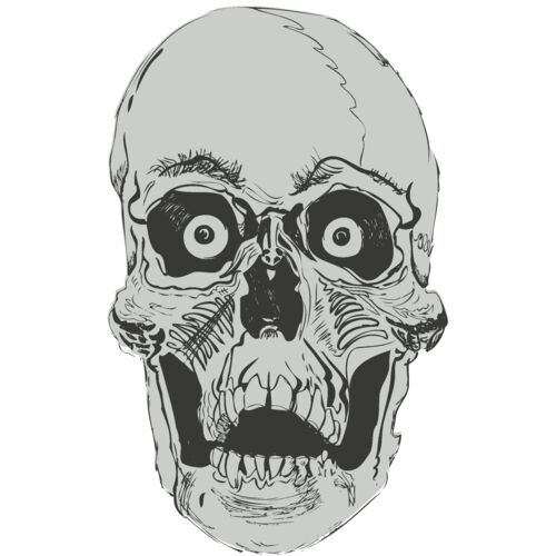 Hand Drawn Skull 12 Thumbnail