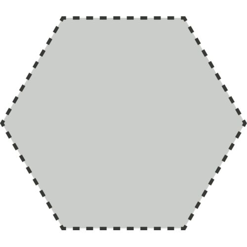 Simple Shapes 15   Polygon Dashed Line Thumbnail