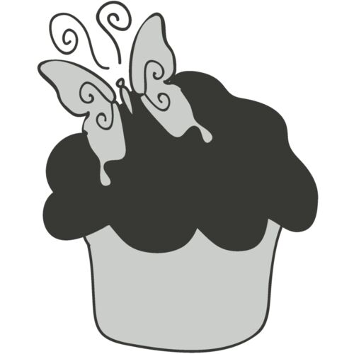 Girly   Cupcake and Butterfly Thumbnail